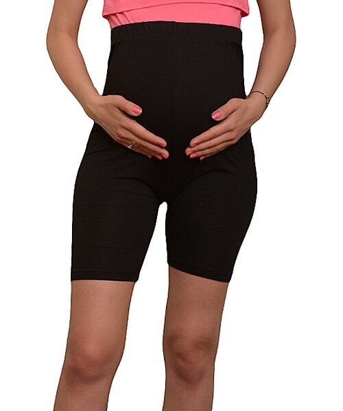 Black Maternity Shorts