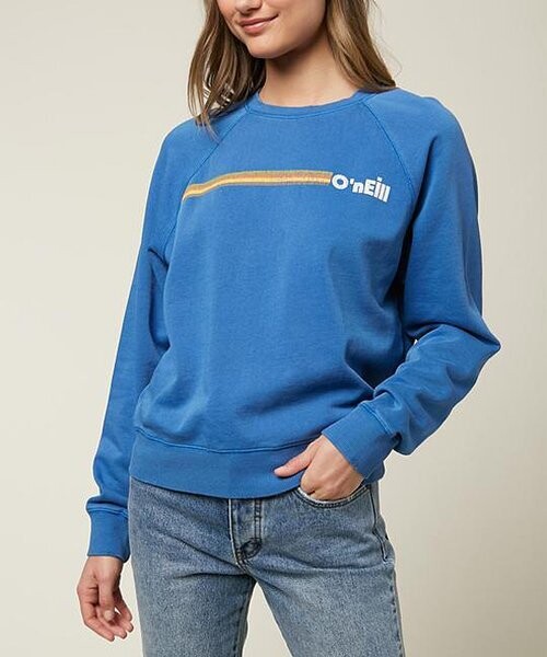 Blue 'Surf All Day' Seaspray Long-Sleeve Sweater