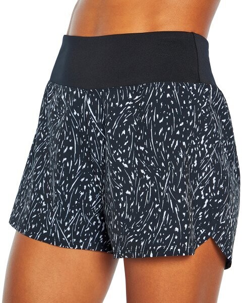 Black Whispy Spray Kelsie Shorts