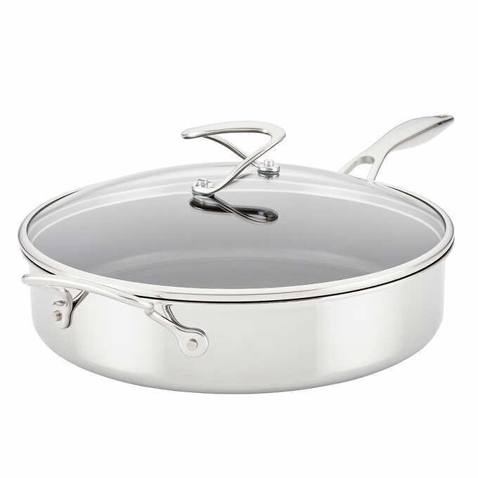 Circulon SteelShield C-Series 5 Quart Covered Sauté Pan