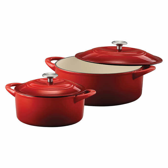 Tramontina Enameled Cast Iron Dutch Oven, 2-pack Tramontina Enameled Cast Iron Dutch Oven, 2-pack