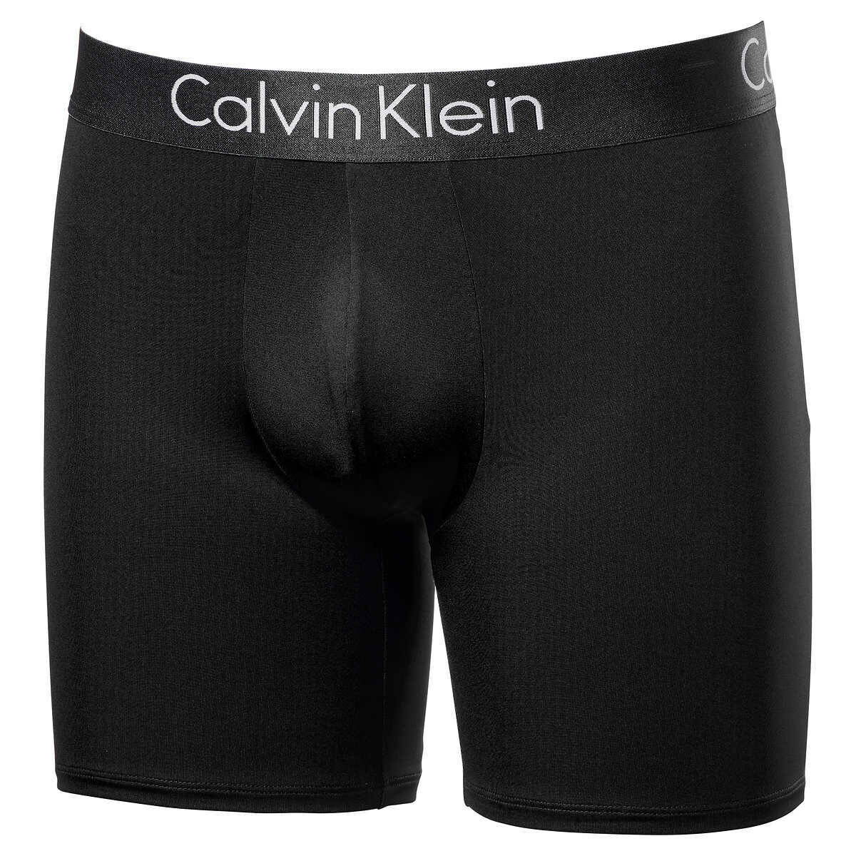 Calvin Klein Men's Motive Microfiber Boxer Brief 3 Pack, Color: Black