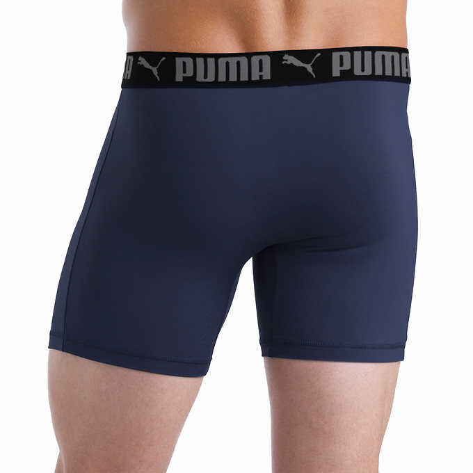 Puma Men's Boxer Brief, 5 Pack Puma Men's Boxer Brief, 5 Pack, Color: Navy