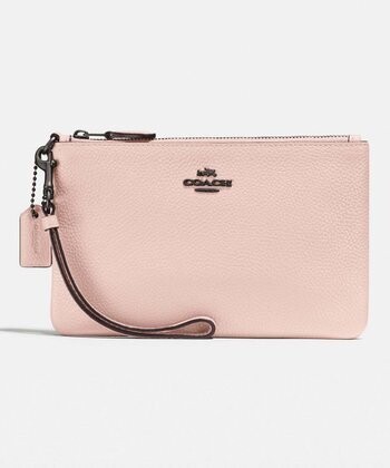 Coach Leather Wristlet