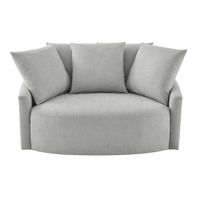 Thomasville Fabric Swivel Chair