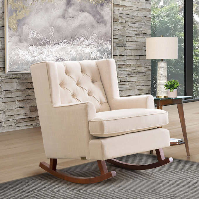 Pascal Tufted Fabric Rocker