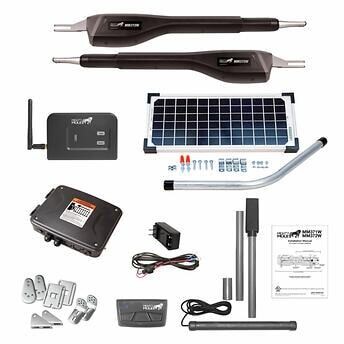 Mighty Mule Medium Duty Smart Solar Dual Gate Opener