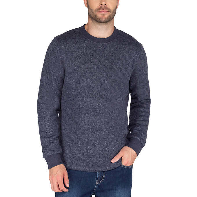 BC Clothing Men’s Fleece Lined Crew Sweatshirt