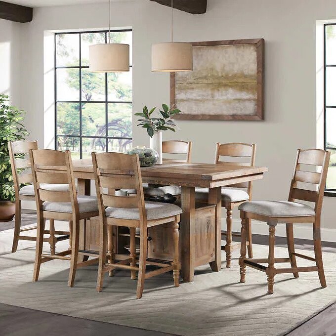 Jordan 7-piece Counter Height Dining Set