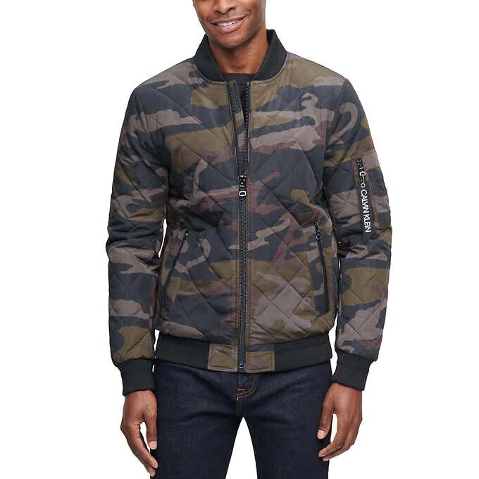 Calvin Klein Men's Quilted Bomber Jacket