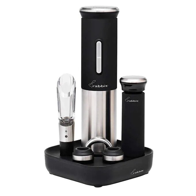 Rabbit Electric Wine Opener Set