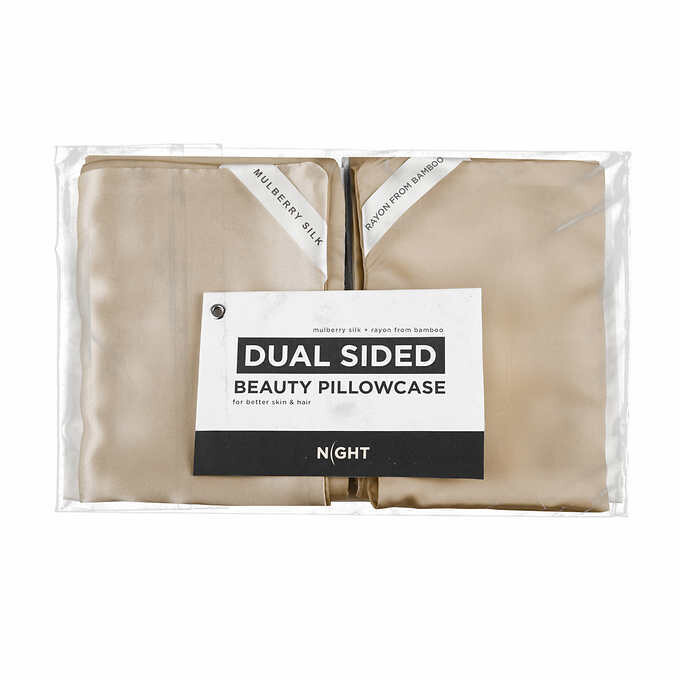 NIGHT Dual Sided Beauty Pillowcase, 2-pack