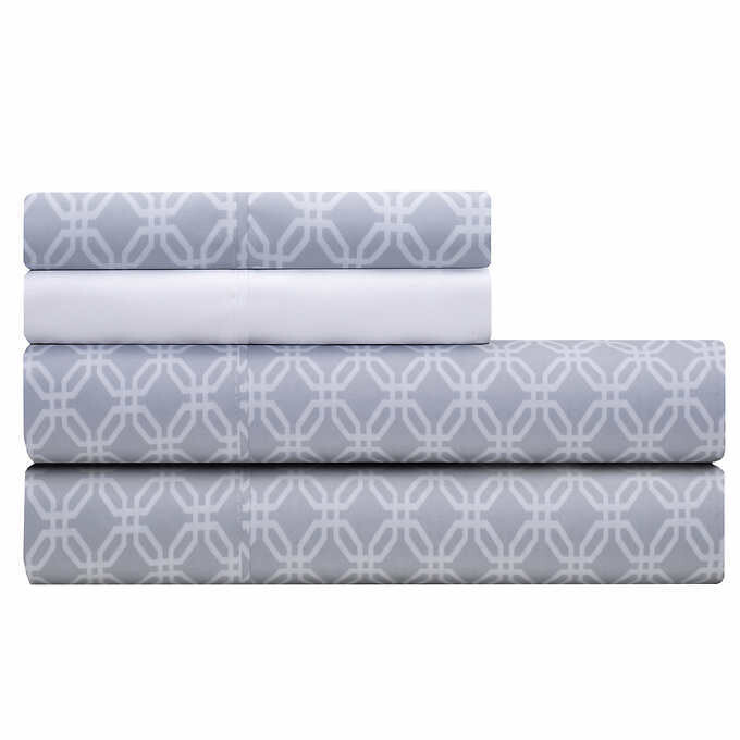 Charisma Microfiber Sheet Set Charisma Microfiber Sheet Set, Color: Silver