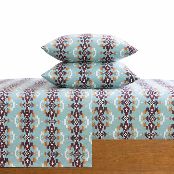 Pendleton 4-piece Flannel Sheet Set