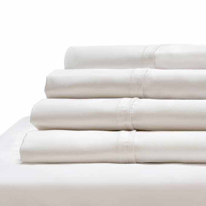 Pure Essentials Antimicrobial 400 Thread Count 6-piece Sheet Set