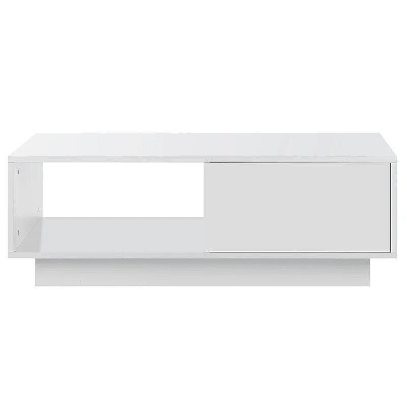 Kinslee Coffee Table With Storage Kinslee Coffee Table With Storage, Color: White