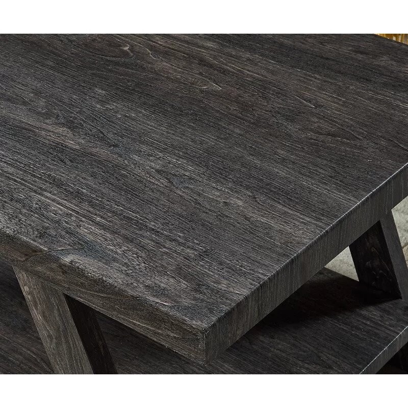 Filipek Coffee Table with Storage Filipek Coffee Table with Storage, Color: Charcoal