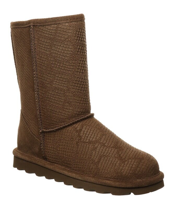 Earth Embossed Eliana Suede Boot