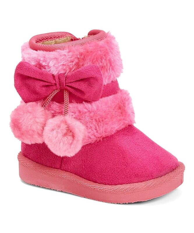 Fuchsia Bow Tassel Boot