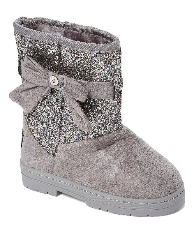 Glitter Studded Bow Boot
