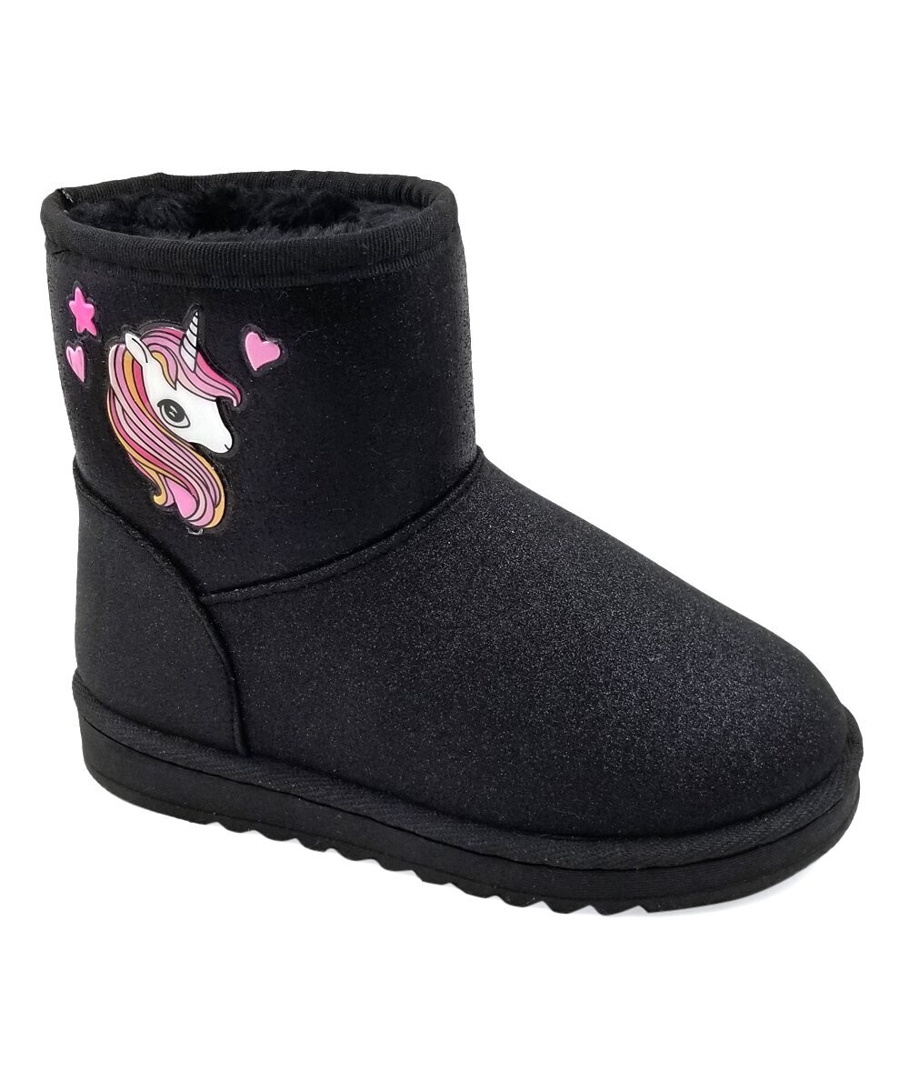 Sparkling Unicorn Boot, Color: Black