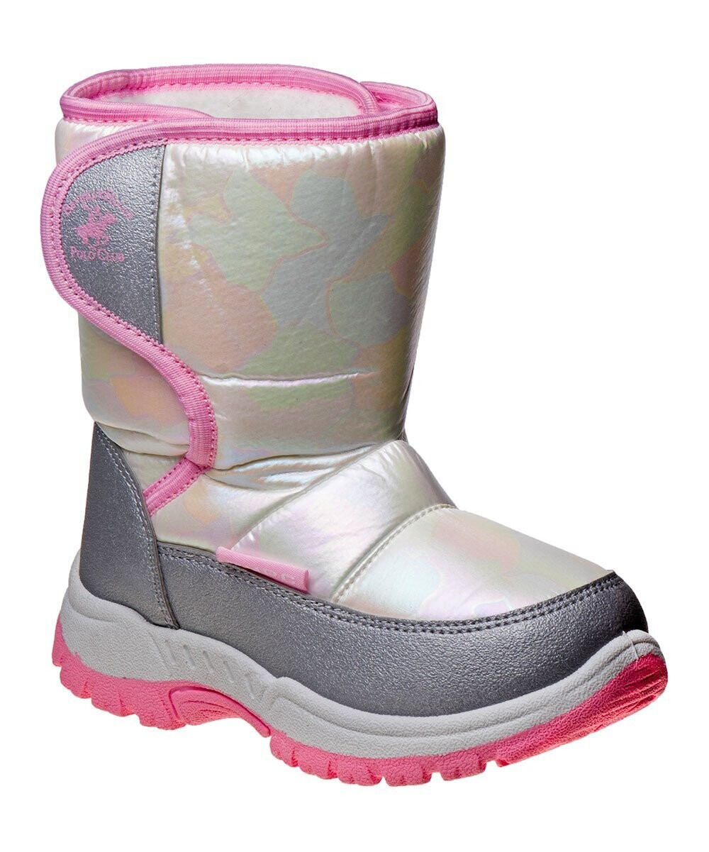 Pink & Gray Snow Boot Pink & Gray Snow Boot
