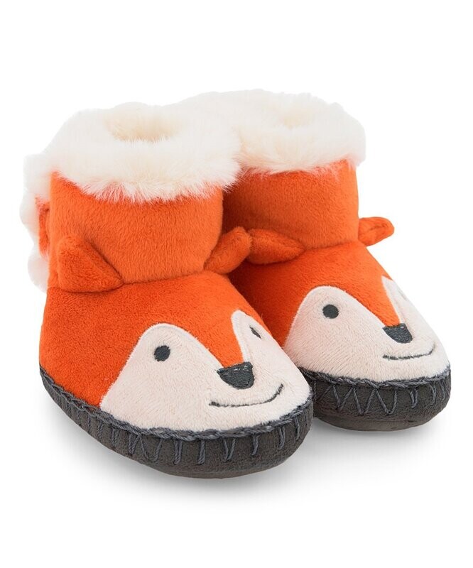 Plush Fox Slipper Boots