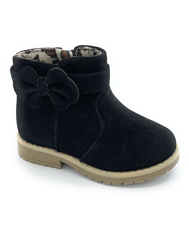 Bow-Accent Ankle Boot