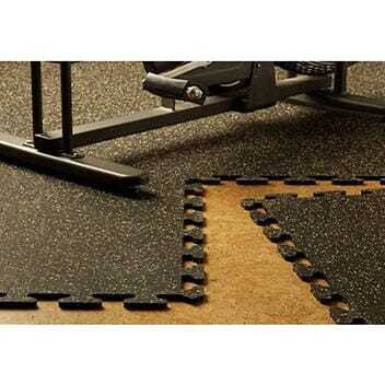EZ Flex Interlocking Recycled Rubber Floor Tiles by Mats Inc.
