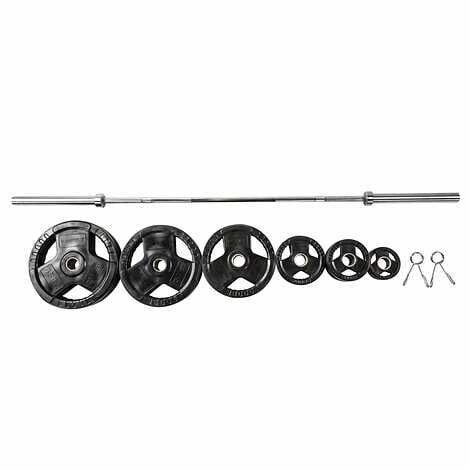 Inspire Fitness Rubber 300 lb Olympic Weight Set