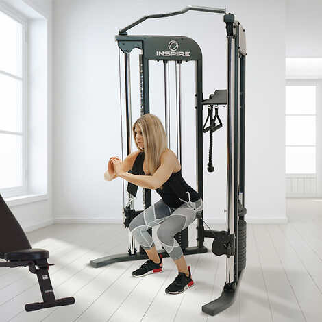 Inspire Fitness FTX Functional Trainer with Bench & 1-Year Inspire Fitness App Subscription Included Inspire Fitness FTX Functional Trainer with Bench & 1-Year Inspire Fitness App Subscription Included
