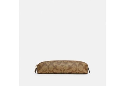 Coach Pencil Case In Signature Canvas Coach Pencil Case In Signature Canvas