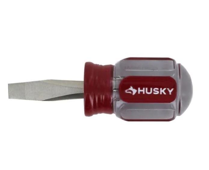 1/4 in. x 1-1/2 in. Square Shaft Stubby Slotted Screwdriver