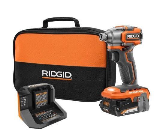 18V SubCompact Brushless Cordless Impact Driver Kit with (1) 2.0 Ah Battery, Charger, and Bag