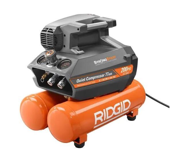 4.5 Gal. Portable Electric Quiet Air Compressor