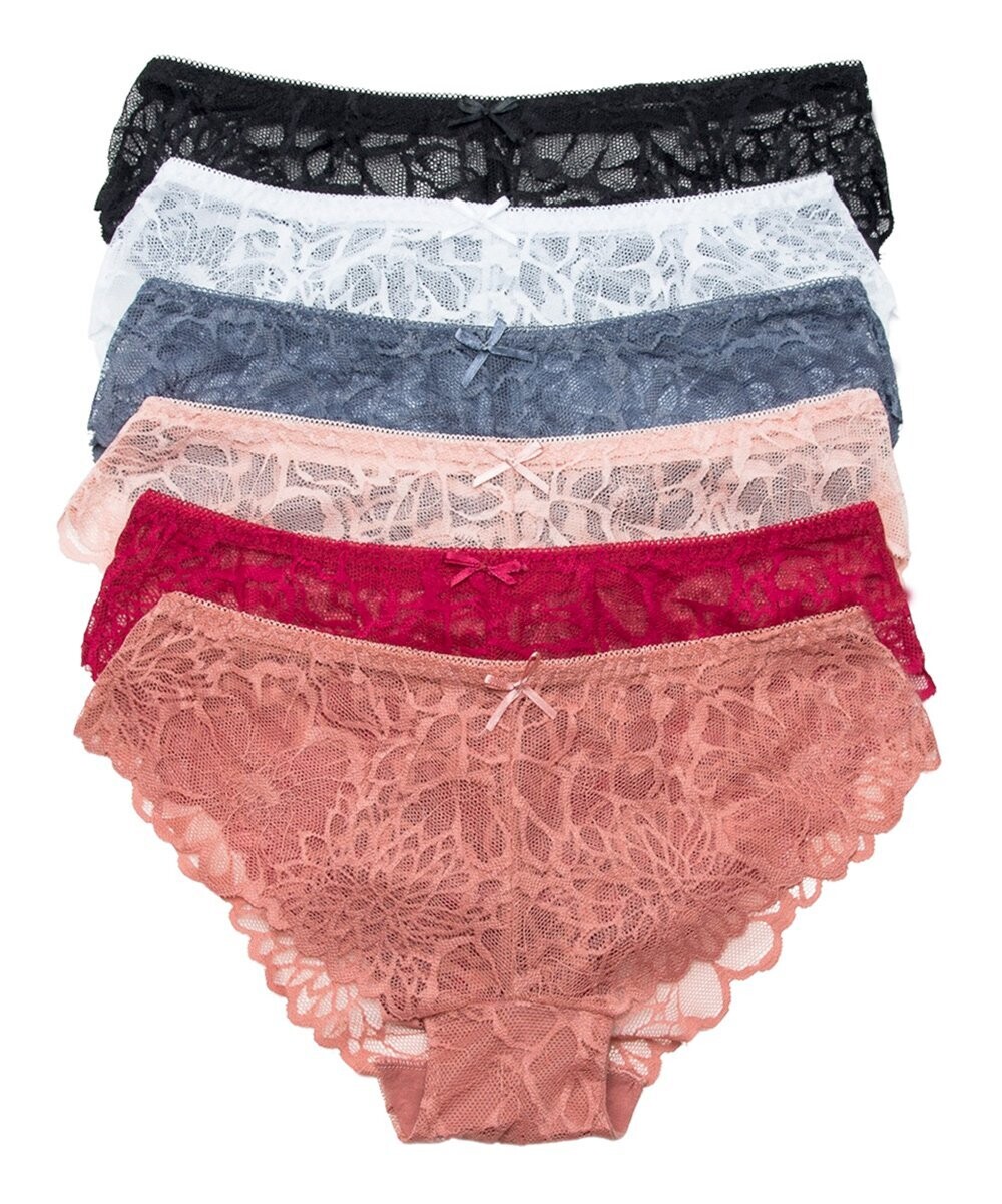 Pink Neutral & Bright Lace Bikini Set - Women