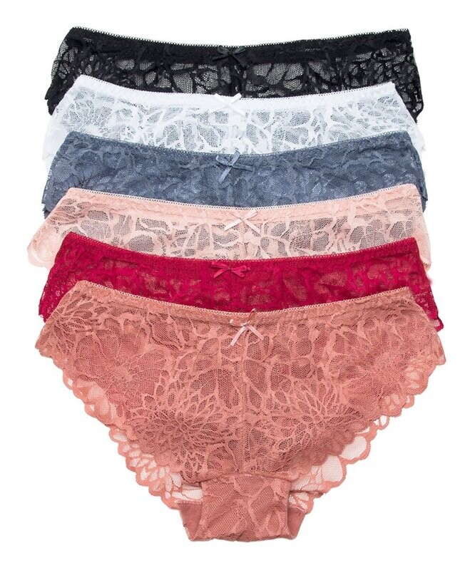 Pink Neutral & Bright Lace Bikini Set - Women