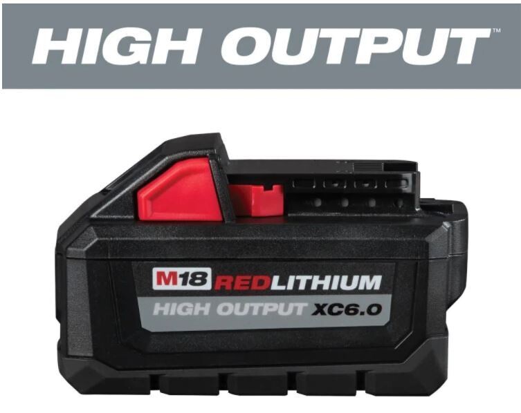 M18 18-Volt Lithium-Ion High Output 6.0Ah Battery Pack (2-Pack)