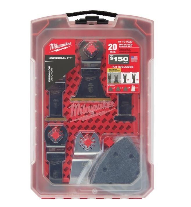 Oscillating Multi-Tool Blade Kit (20-Piece) Oscillating Multi-Tool Blade Kit (20-Piece)