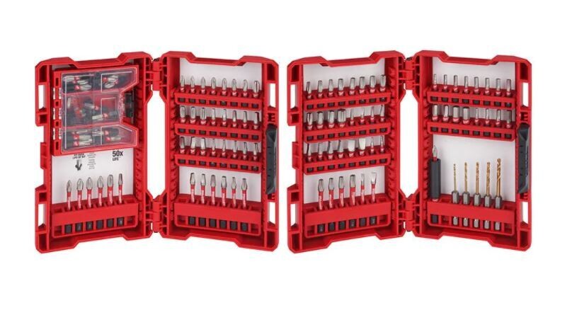 SHOCKWAVE Impact Duty Alloy Steel Drill and Screw Driver Bit Set (120-Piece)