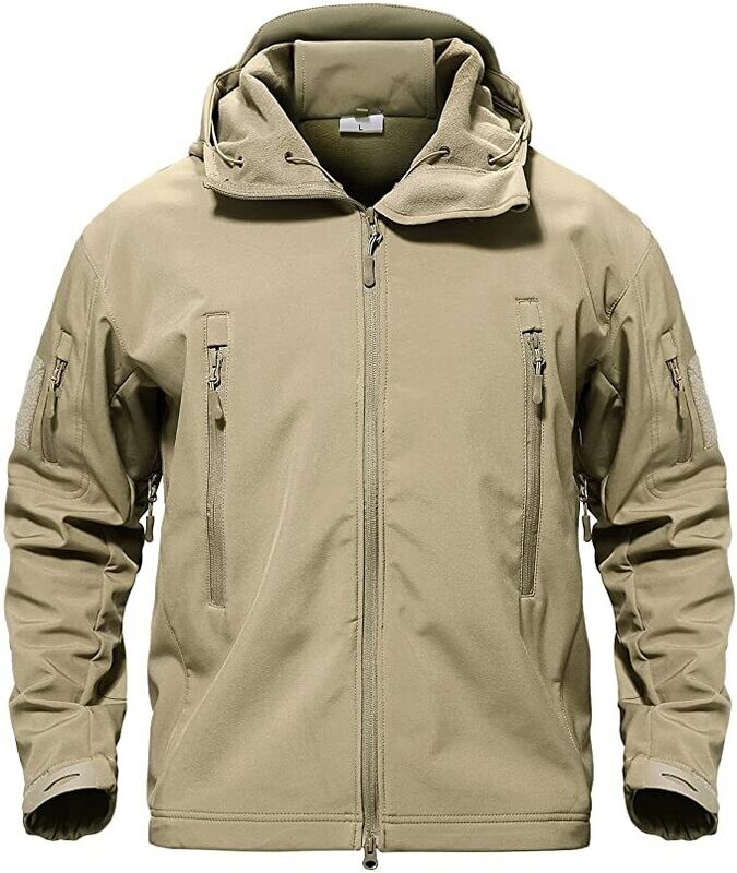 TAC. Men's Special Ops Military Tactical Soft Shell Hoodie Jacket