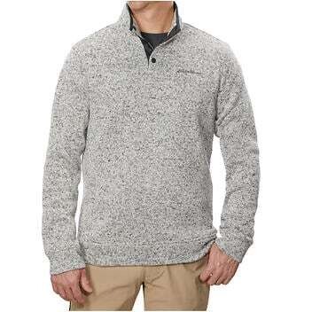 Eddie Bauer Men’s Radiator Quarter Button Pullover