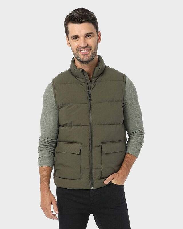 MEN'S LIGHTWEIGHT STRETCH POLY-FILL UTILITY VEST