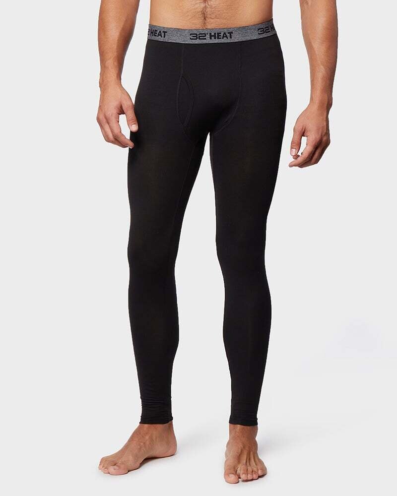 MEN'S LIGHTWEIGHT BASELAYER LEGGING MEN'S LIGHTWEIGHT BASELAYER LEGGING, Color: Black
