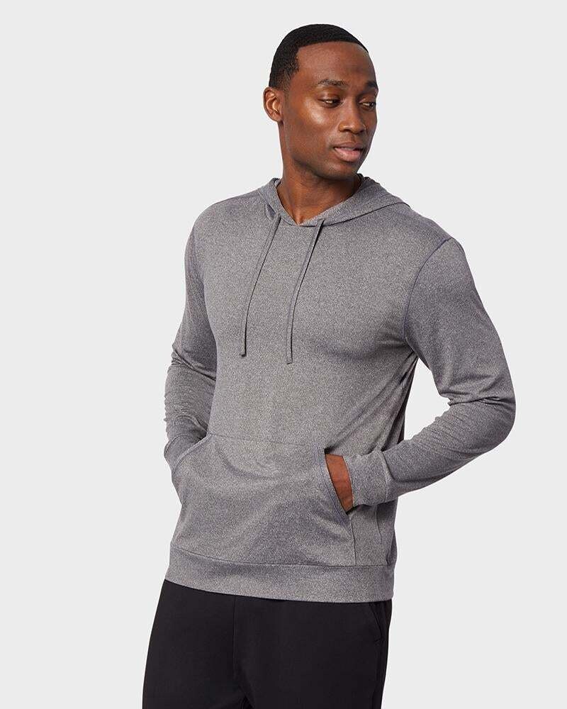 MEN'S COOL LONG SLEEVE HOODED T-SHIRT