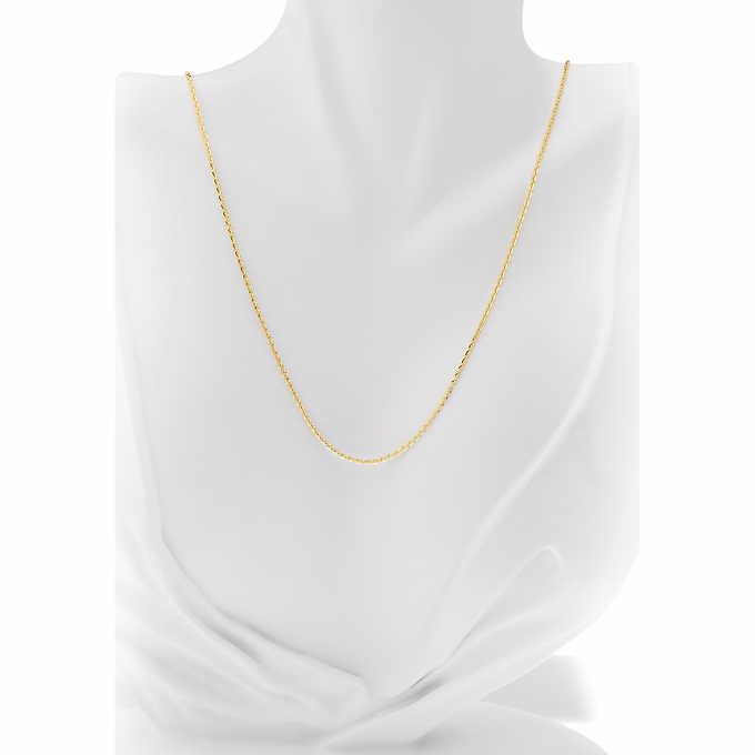 14kt Yellow Gold Rolo Chain