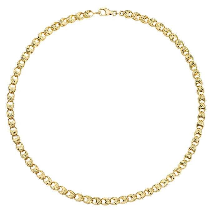 14kt Gold Fancy Link Necklace