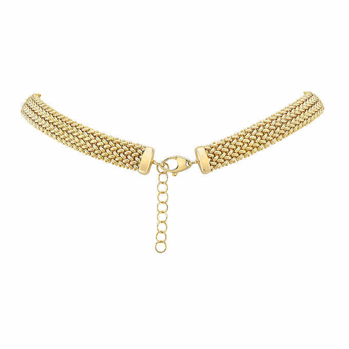 14kt Two-Tone Gold Braided Necklace 14kt Two-Tone Gold Braided Necklace