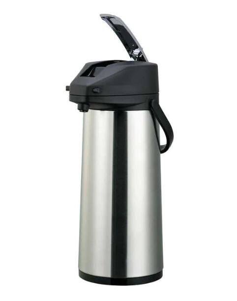 Service Ideas 74.4 fl oz Glass Lined Airpot with Lever