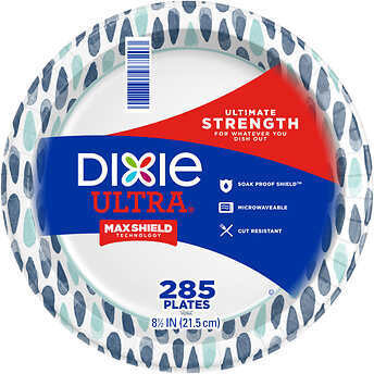 Dixie Ultra Paper Plate, 8-1/2", 285 ct